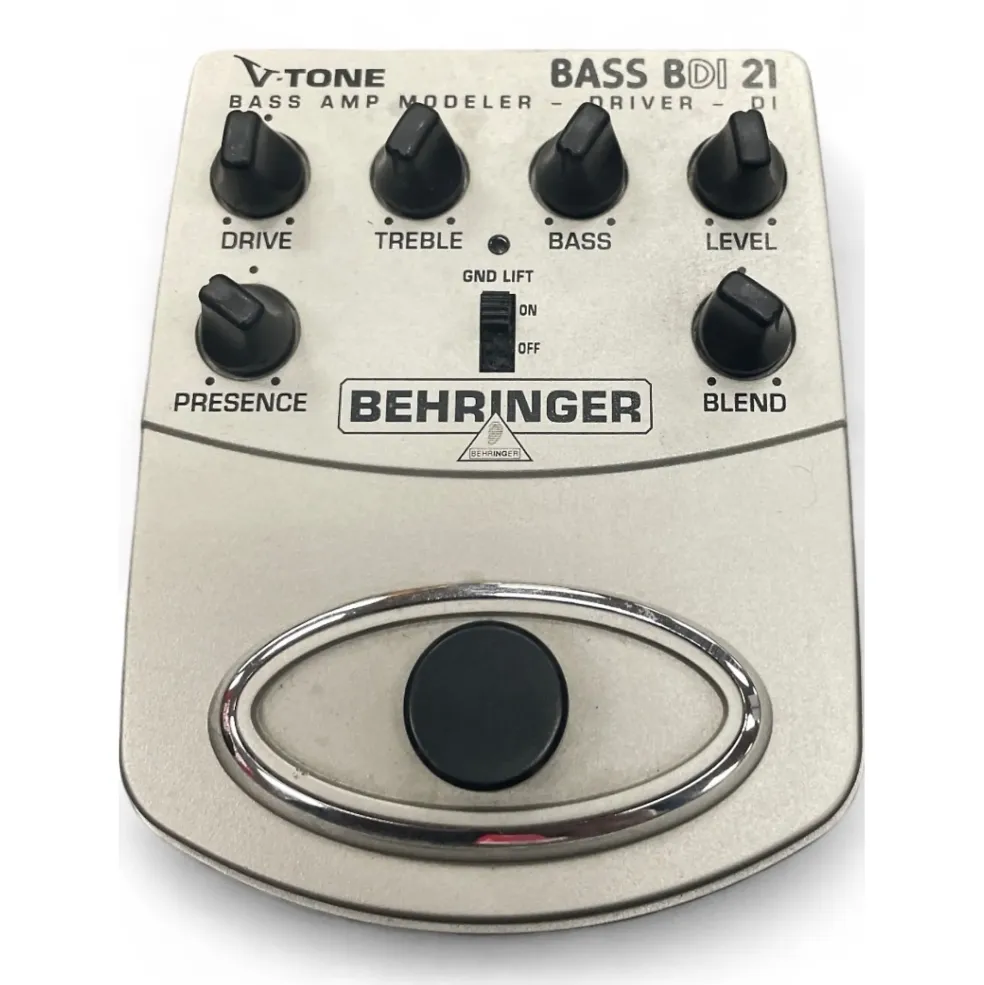 Used Behringer VTONE BASS AMP MODELER Bass Effect Pedal