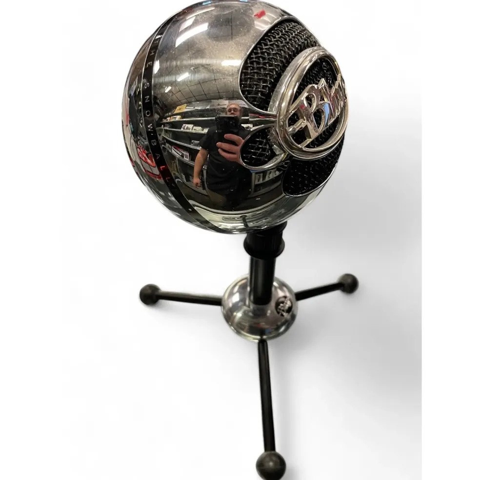 Used Blue Snowball USB Microphone