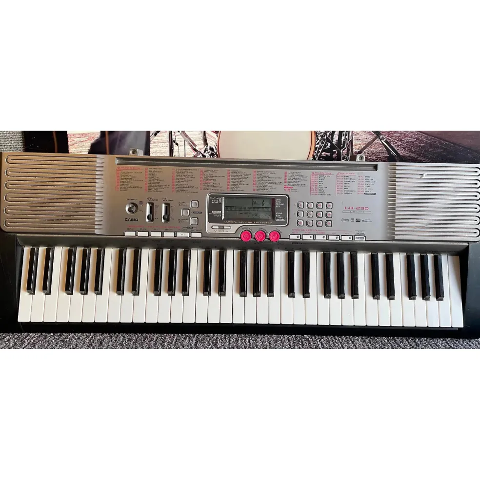 Used Casio LK230 61-Key Portable Keyboard