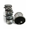 Used Crush Drums & Percussion 5 Piece Acrylic Series Clear Drum Kit