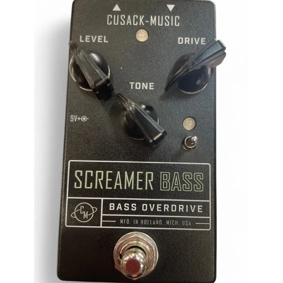 Used Cusack Screamer Bass Overdrive Bass Effect Pedal