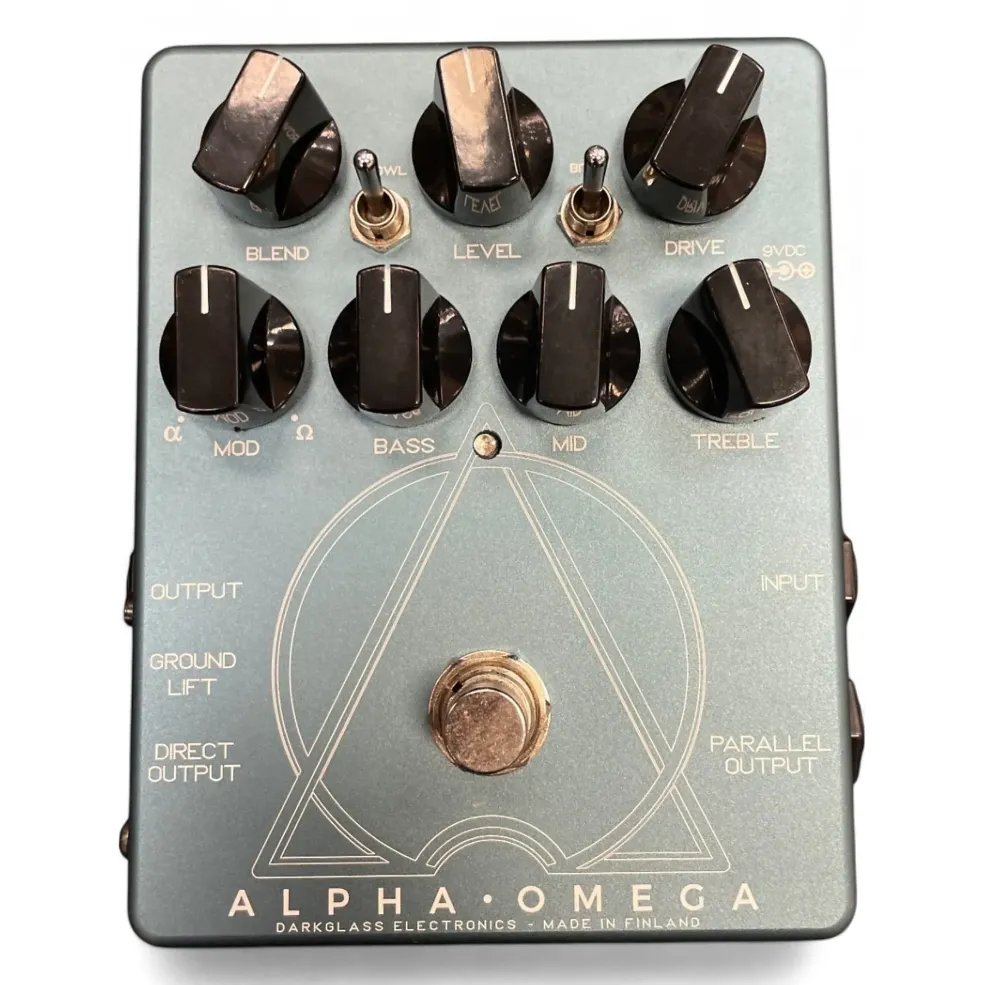 Used Darkglass ALPHA OMEGA PREAMP PEDAL Bass Effect Pedal