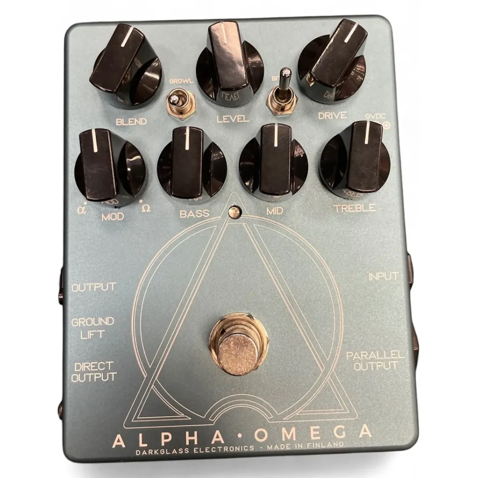 Used Darkglass ALPHA OMEGA PREAMP PEDAL Bass Effect Pedal