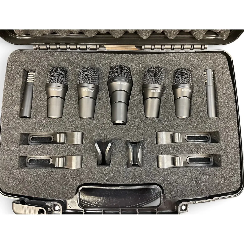 Used Digital Reference DRDK7 7 Piece Percussion Microphone Pack