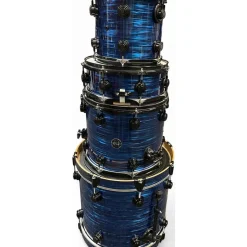 Used DW 4 piece Collector's Series Trans Blue Drum Kit
