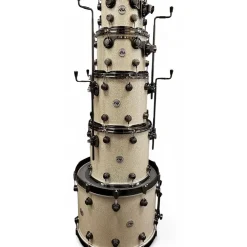Used DW 5 piece Collector's Series Broken Glass Drum Kit