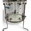 Used DW 16X16 Design SeriesAcrylic Clear Drum