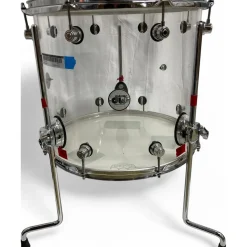 Used DW 16X16 Design SeriesAcrylic Clear Drum