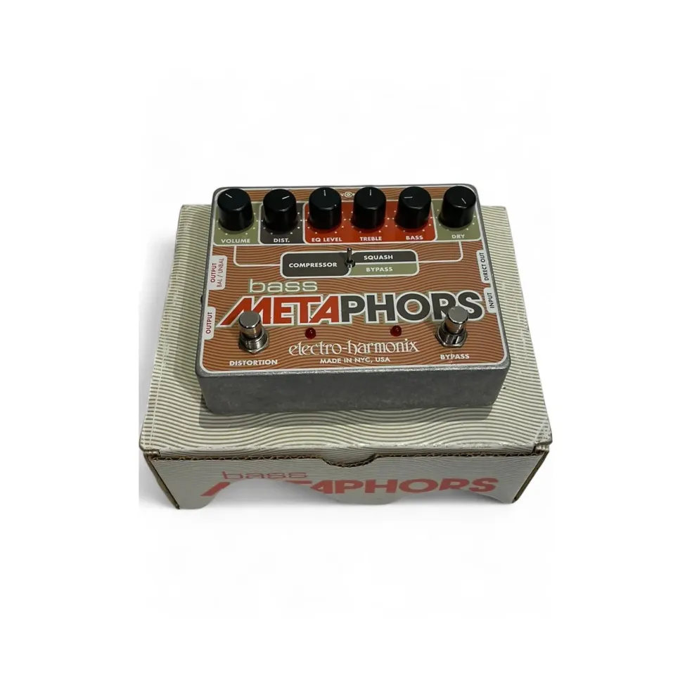 Used Electro-Harmonix Bass Metaphors Compressor Bass Effect Pedal