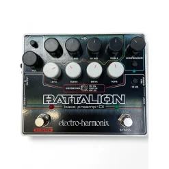 Used Electro-Harmonix BATTALION BASS PREAMP + DI Bass Effect Pedal