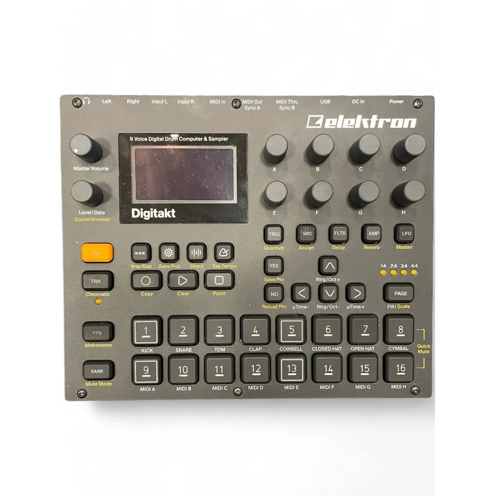 Used Elektron DIGITAKT Drum Machine