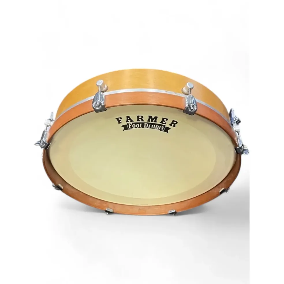 Used Farmer Foot Drum 32in bass drum Maple Drum