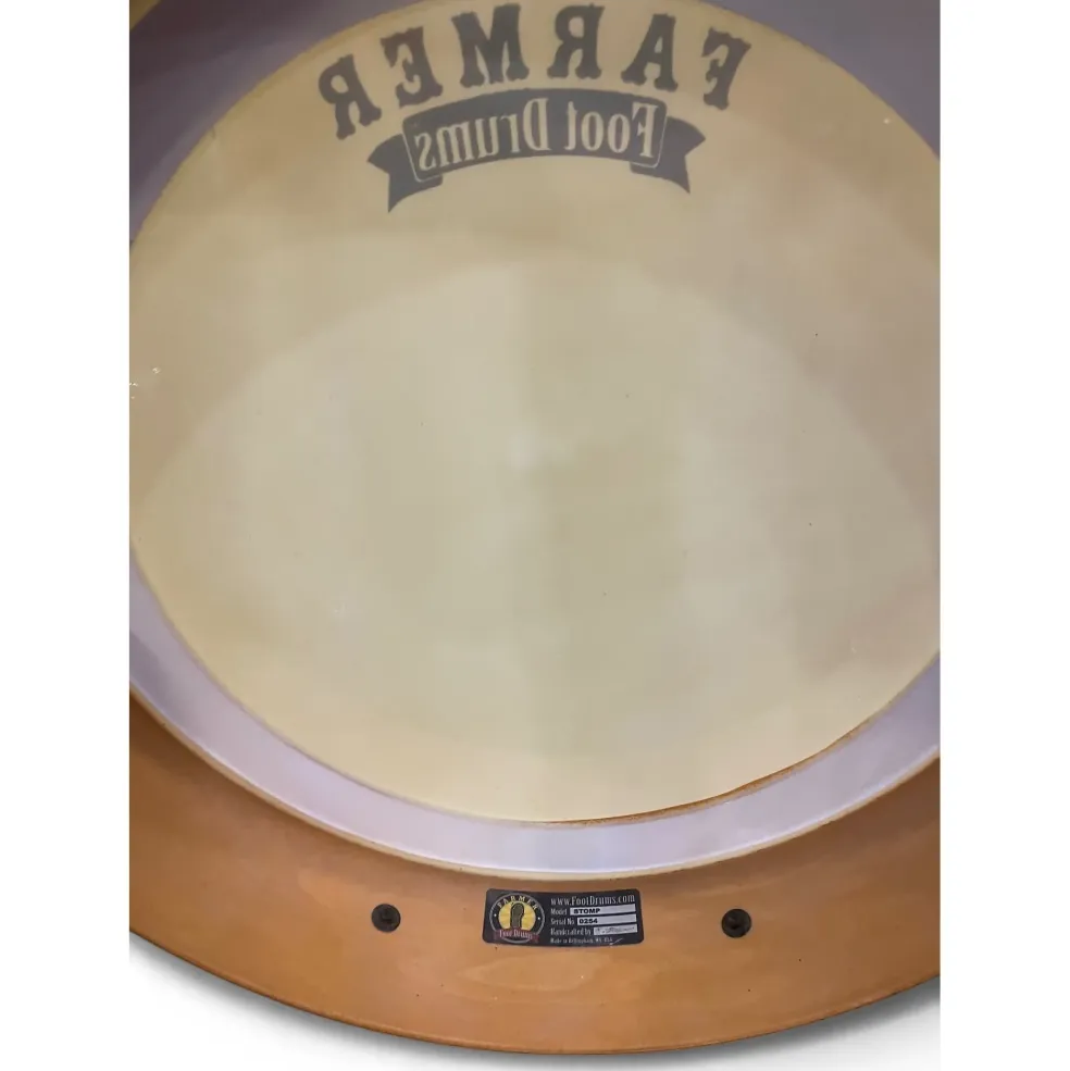 Used Farmer Foot Drum 32in bass drum Maple Drum