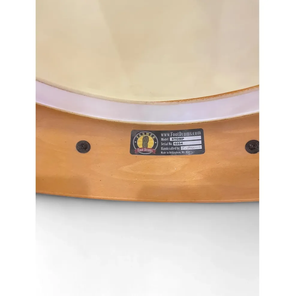 Used Farmer Foot Drum 32in bass drum Maple Drum