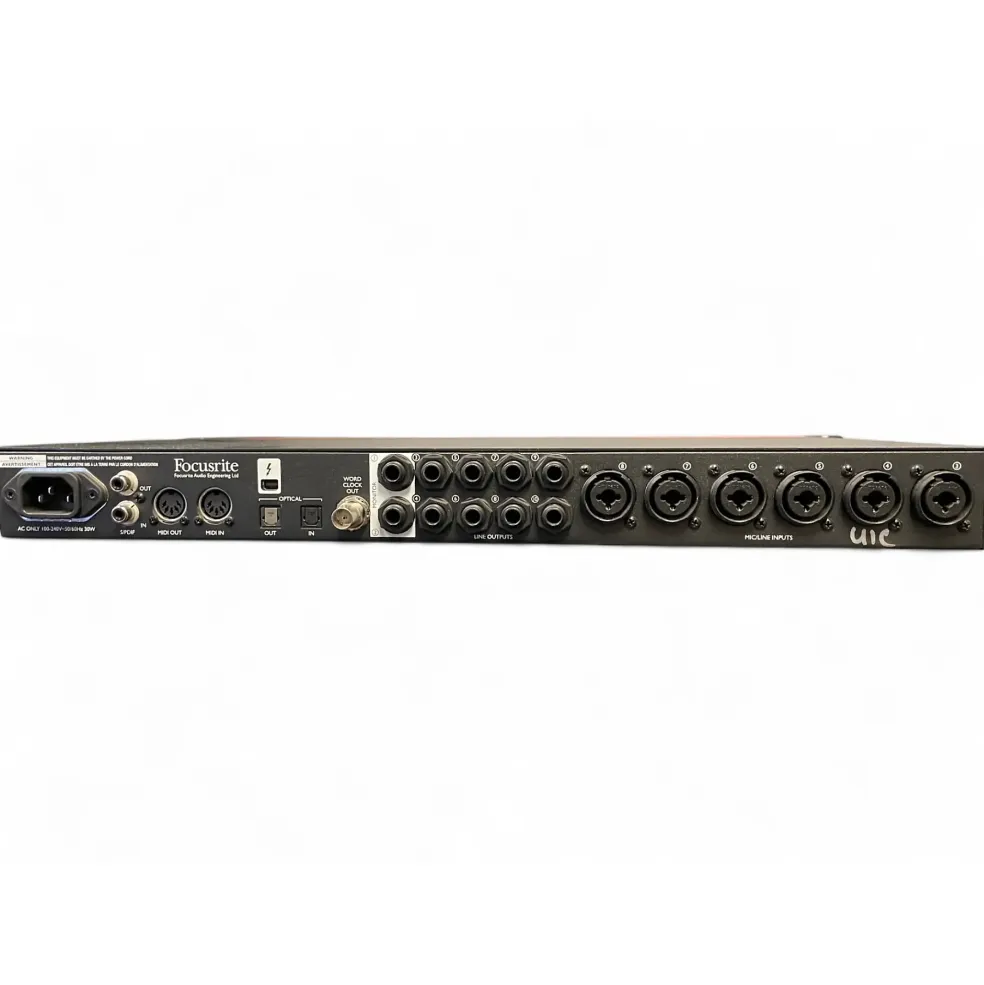 Used Focusrite Clarett 8Pre Thunderbolt Audio Interface