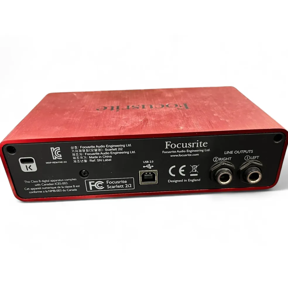 Used Focusrite Scarlett 2i2 Gen 2 Audio Interface