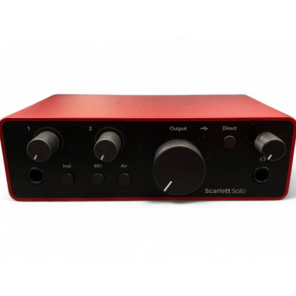 Used Focusrite Scarlett Solo Studio Gen 4