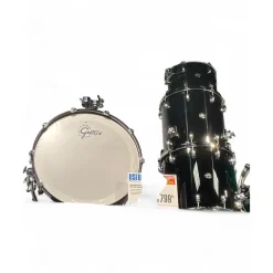 Used Gretsch Drums 5 Piece Renown 57 57 black Drum Kit