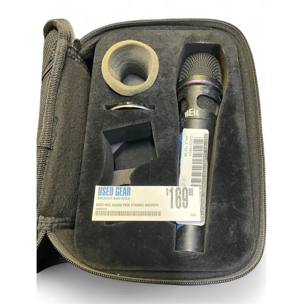 Used Heil Sound PR35 Dynamic Microphone