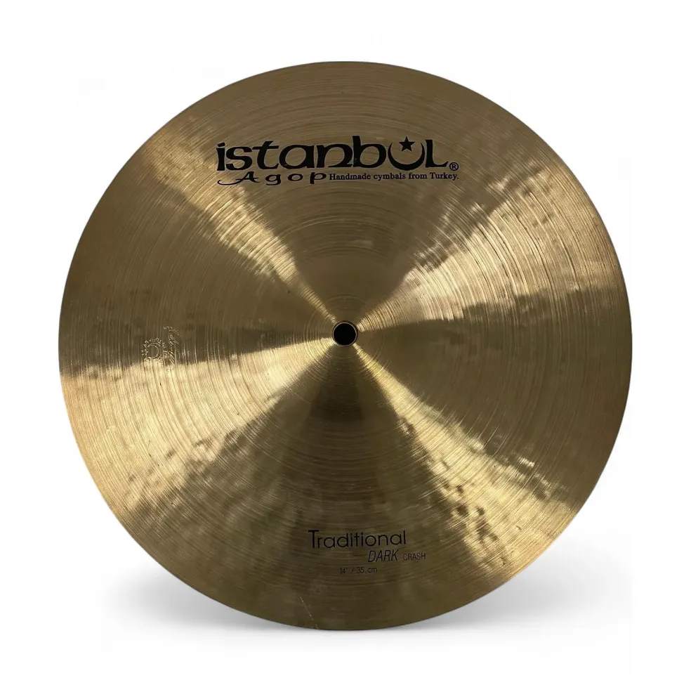 Used Istanbul Agop 14in Traditional Dark Crash Cymbal