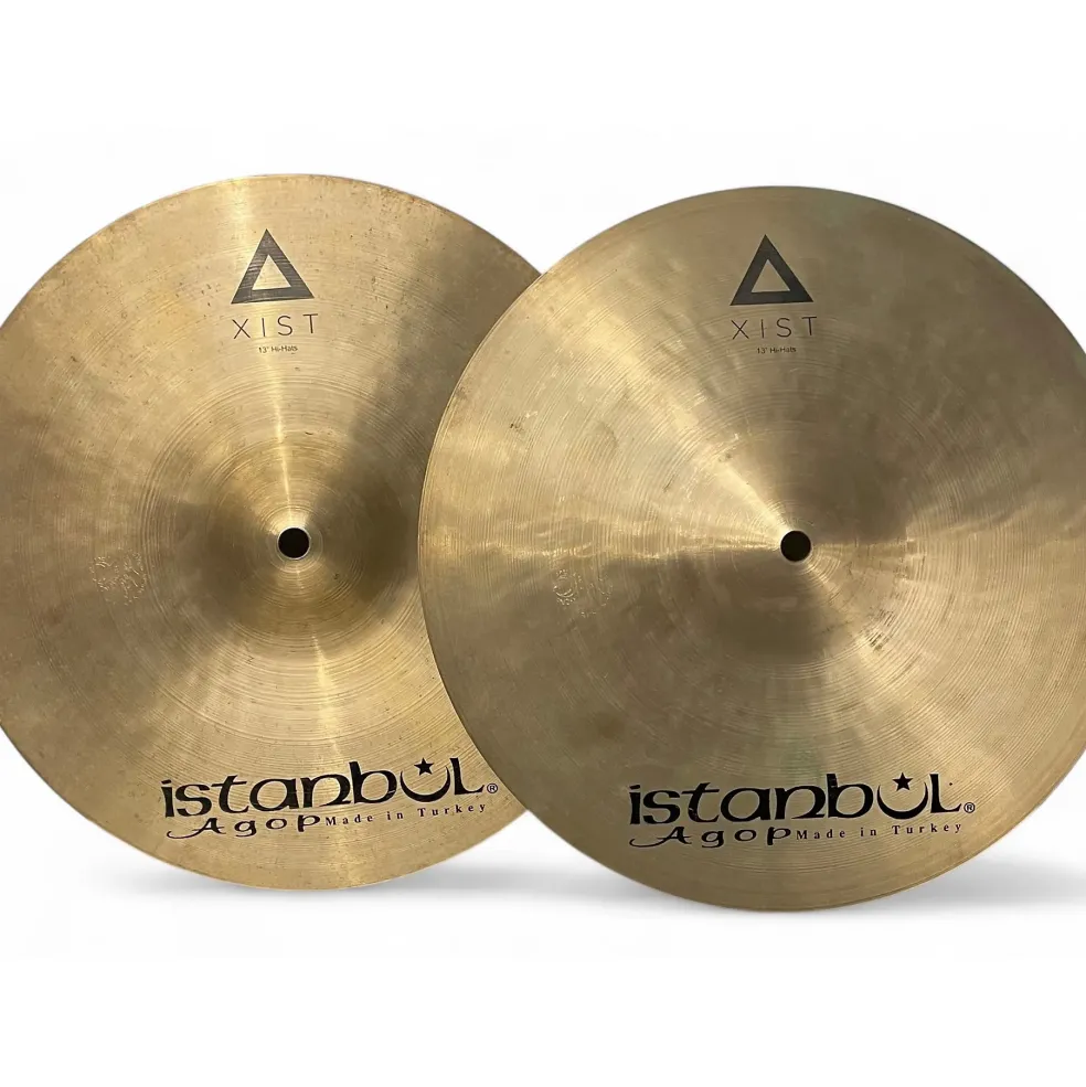 Used Istanbul Agop 13in Xist hihat pair Cymbal