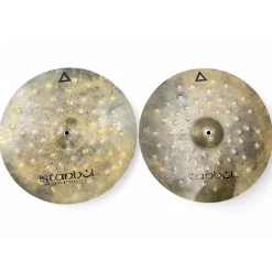 Used Istanbul Agop 17in XIST DRY DARK HI HATS Cymbal