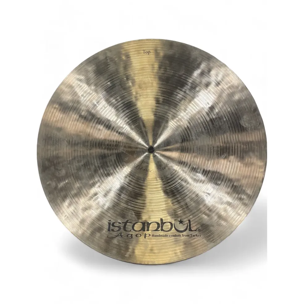 Used Istanbul Agop Traditional jazz 15” hi hats Cymbal