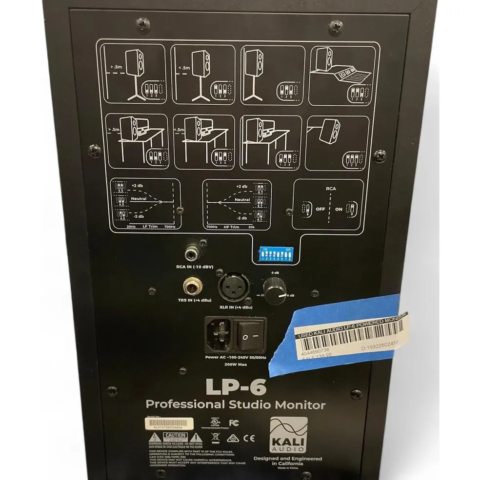 Used Kali Audio Lp-6 Powered Monitor