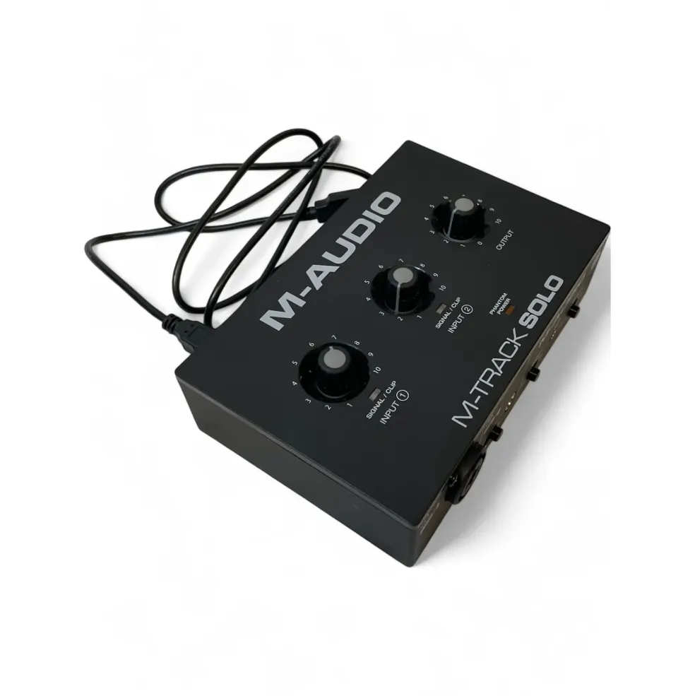 Used M Audio M TRACK SOLO Audio Interface