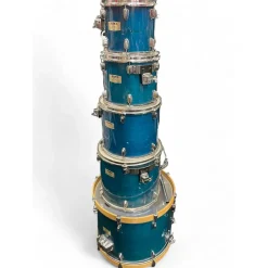 Used Mapex 5 Piece M series Teal Stain Drum Kit