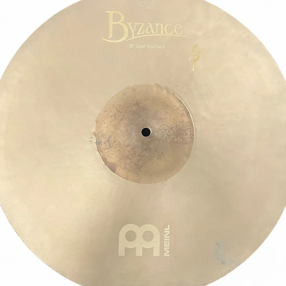 Used MEINL Byzance Vintage Series Benny Greb Sand Thin Crash Cymbal