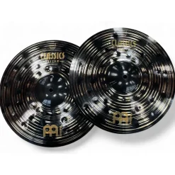 Used MEINL 14in Classic Custom DARK Hi Hat Pair Cymbal