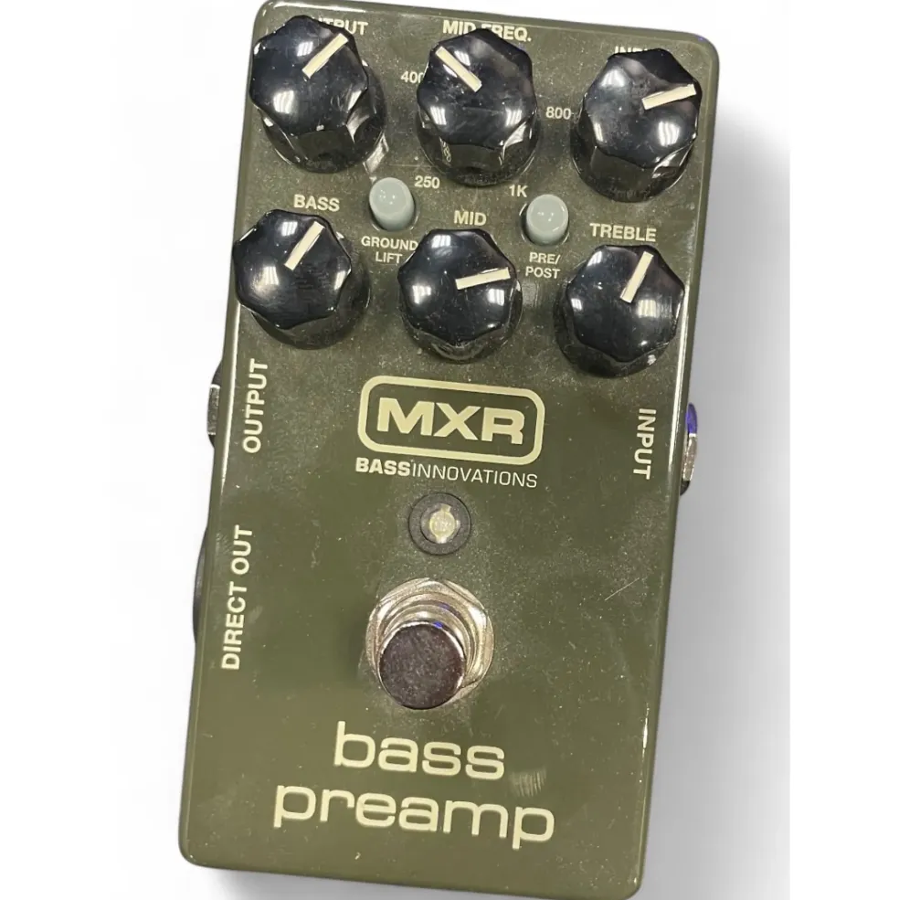 Used MXR M81 Bass Preamp Bass Effect Pedal