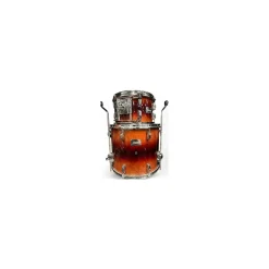 Used Odery 3 piece Eyedentity Bubinga/Sapele Explosion 2 Tone Sunburst Drum Kit