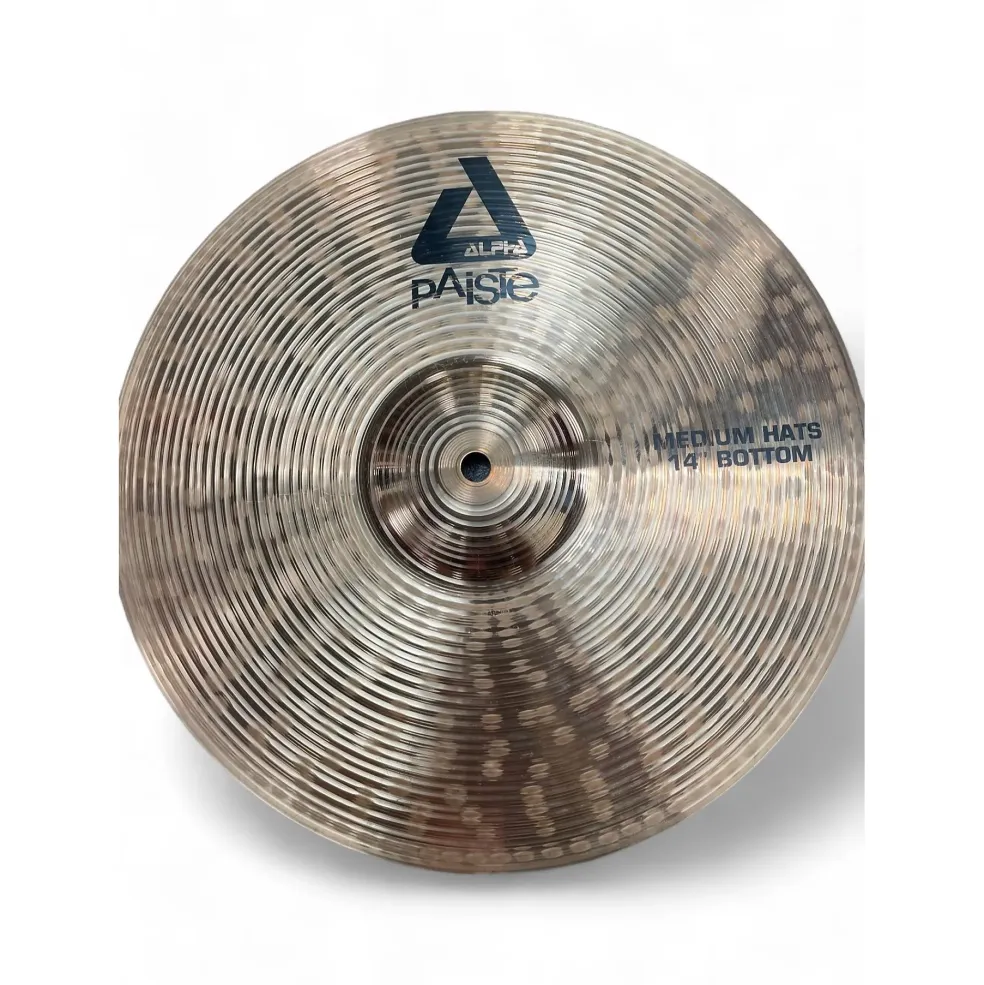 Used Paiste Alpha Medium Hi Hat Pair Cymbal