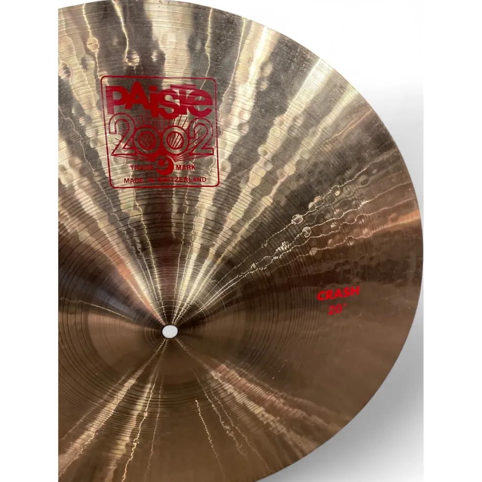 Used Paiste 20in 2002 Crash Cymbal
