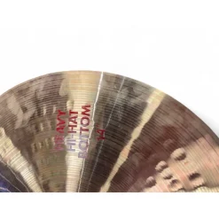 Used Paiste 14in 2002 heavy hi hat pair Cymbal