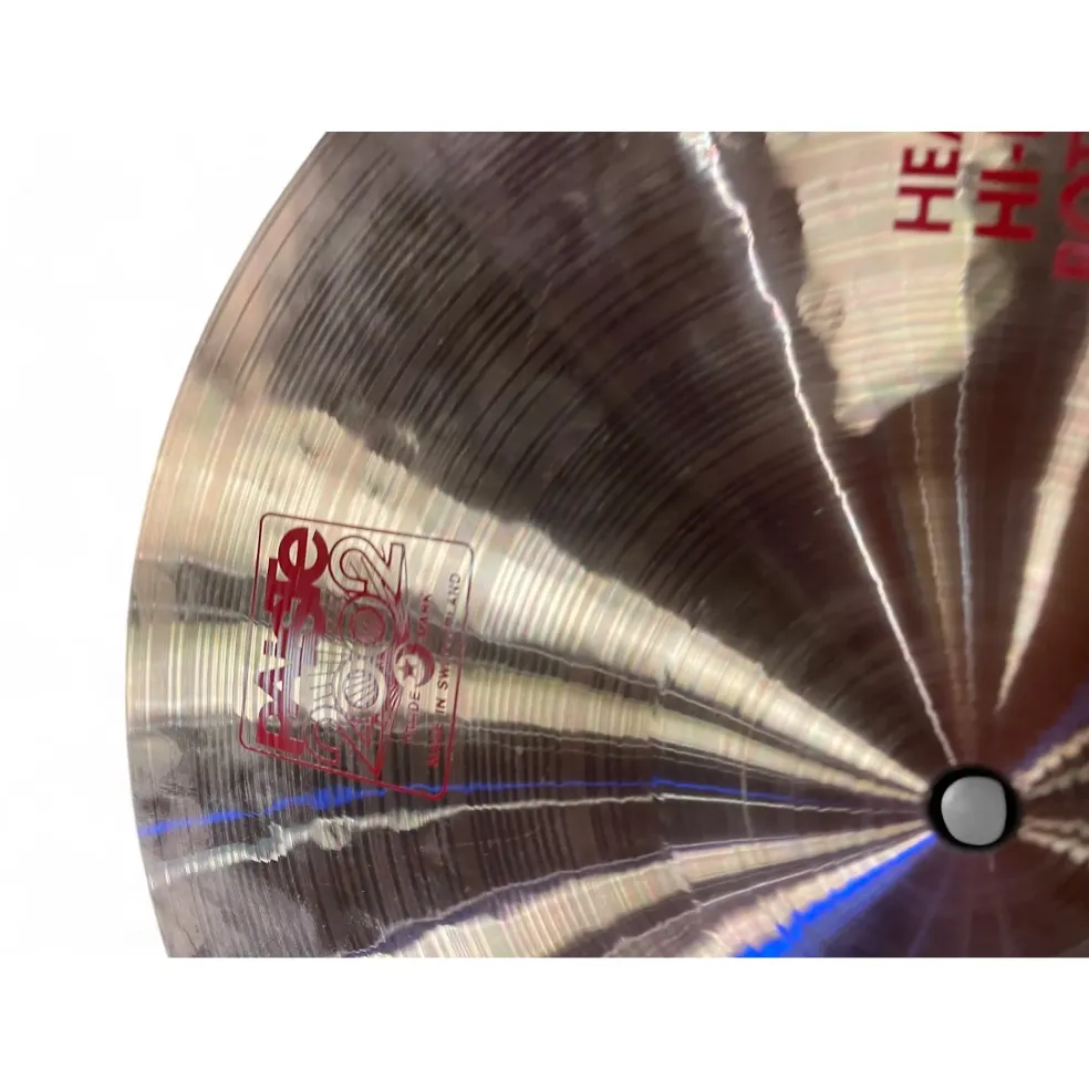 Used Paiste 14in 2002 heavy hi hat pair Cymbal