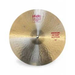 Used Paiste 14in 2002 MEDIUM HI HAT BOTTOM Cymbal