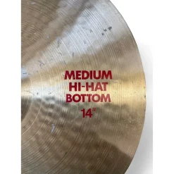 Used Paiste 14in 2002 MEDIUM HI HAT BOTTOM Cymbal