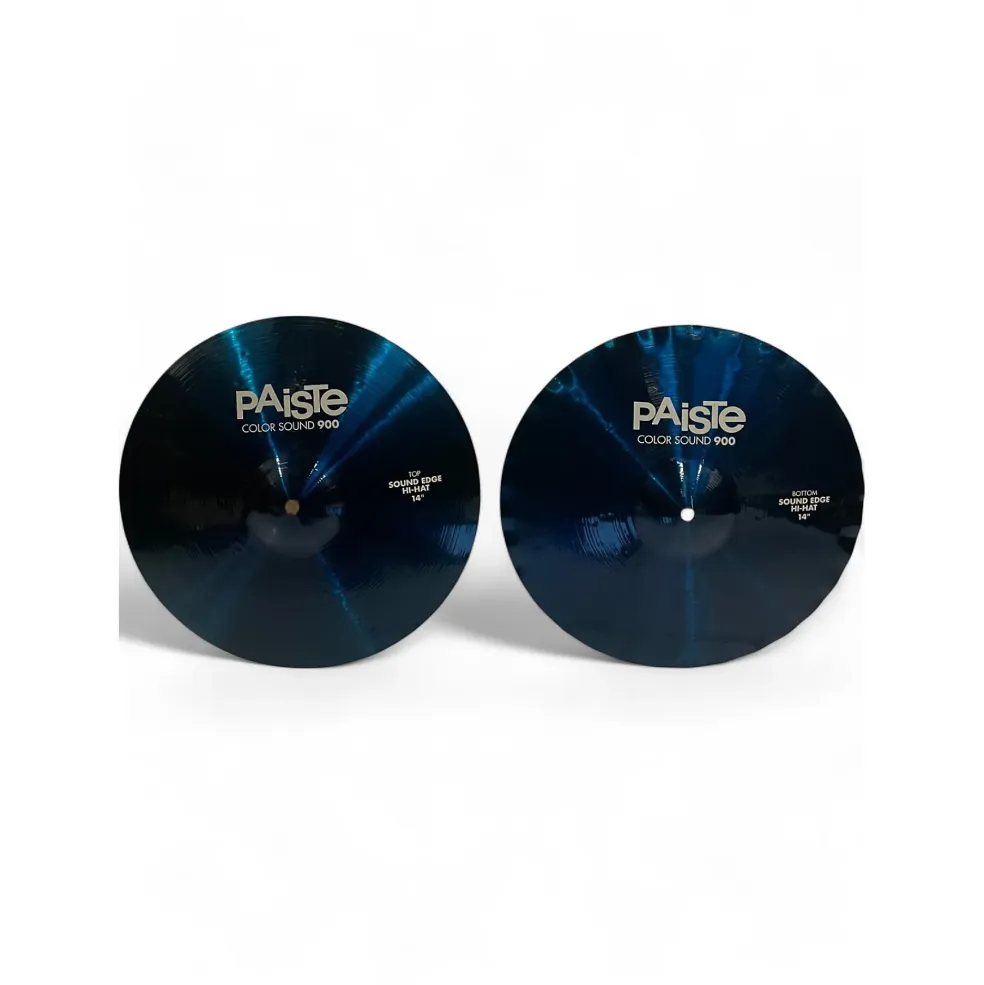 Used Paiste 14in COLORSOUND 900 HI HAT PAIR Cymbal