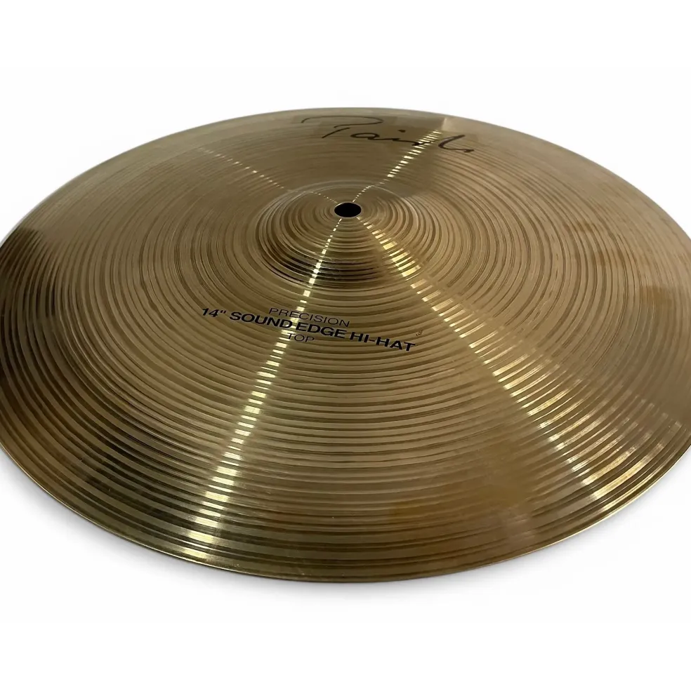 Used Paiste 14in Signature Precision Sound Edge Hi Hat Top Cymbal