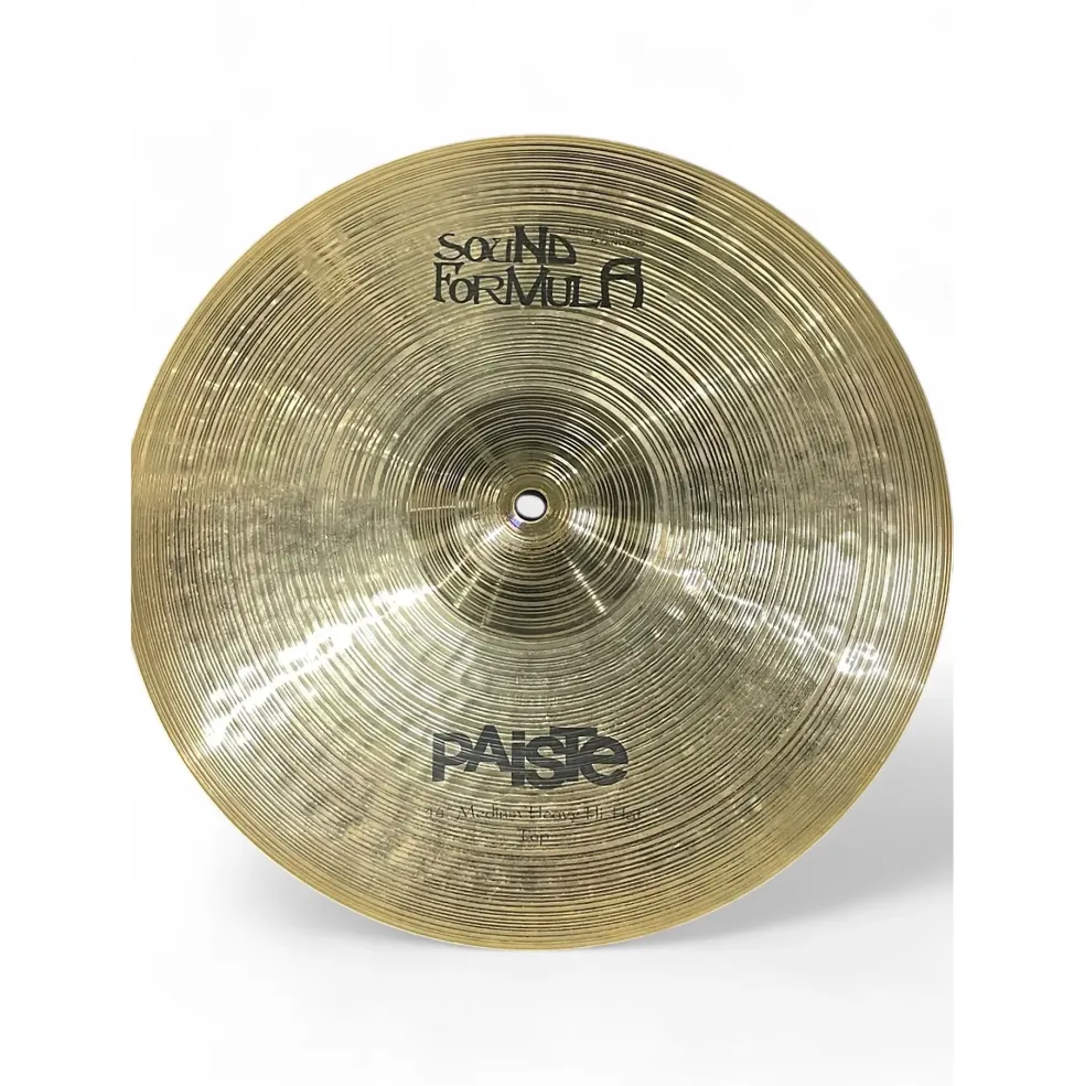 Used Paiste 14in Sound Formula Medium Heavy Hi-Hat Pair Cymbal Cymbal