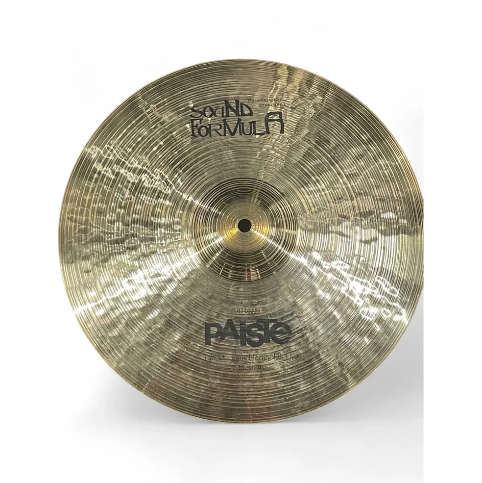 Used Paiste 14in Sound Formula Medium Heavy Hi-Hat Pair Cymbal Cymbal