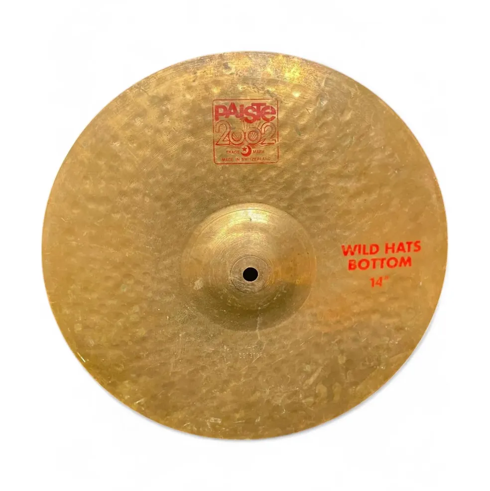 Used Paiste 14in Wild Hi Hat Bottom Cymbal
