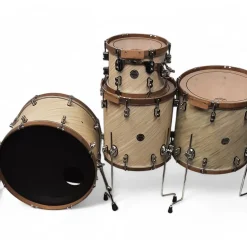 Used PDP By DW 4 piece Concept Maple Limited Edition Twisted Ivory Drum Kit