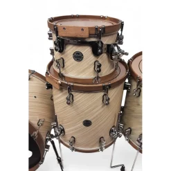Used PDP By DW 4 piece Concept Maple Limited Edition Twisted Ivory Drum Kit
