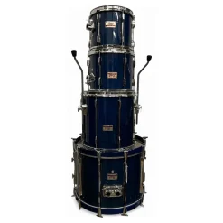 Used Pearl 4 piece MLX Sheer Blue Drum Kit