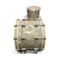 Used Pearl 3 piece Music City Custom Masters Maple Reserve Platinum Smoke Marine Drum Kit