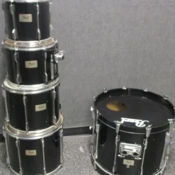 Used Pearl 5 piece Session Elite Black Drum Kit